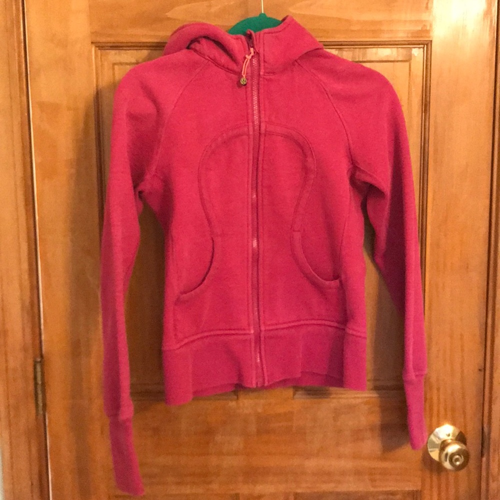 Lululemon Size 4 Pink Zip Up Hoodie